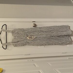 Ces Femme Striped jumpsuit Size Medium‎ new